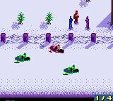 SnowCross gameplay screenshot on GBC
