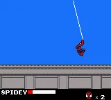 Spider-Man gameplay screenshot on GBC