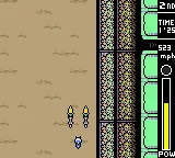 Star Wars Episode I: Racer gameplay screenshot on GBC