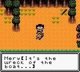 Stranded Kids gameplay screenshot on GBC