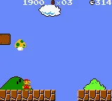 Super Mario Bros. Deluxe gameplay screenshot on GBC