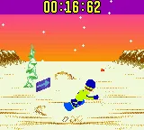 Supreme Snowboarding gameplay screenshot on GBC