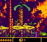 The Jungle Book: Mowgli's Wild Adventure gameplay screenshot on GBC