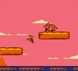 The Land Before Time gameplay screenshot on GBC