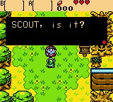 The Legend of Zelda: Oracle of Ages gameplay screenshot on GBC