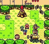 The Legend of Zelda: Oracle of Seasons gameplay screenshot on GBC