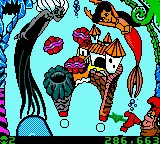 The Little Mermaid 2: Pinball Frenzy gameplay screenshot on GBC
