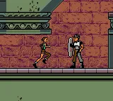 Tomb Raider: Curse of the Sword gameplay screenshot on GBC