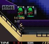 Tony Hawk's Pro Skater 2 gameplay screenshot on GBC