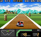 Top Gear Pocket 2 gameplay screenshot on GBC