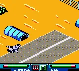Top Gun: Firestorm gameplay screenshot on GBC