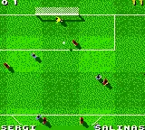 Total Soccer 2000 gameplay screenshot on GBC