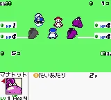 Trade & Battle: Card Hero gameplay screenshot on GBC
