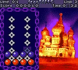 Trouballs gameplay screenshot on GBC