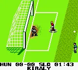 UEFA 2000 gameplay screenshot on GBC