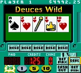 Vegas Games gameplay screenshot on GBC