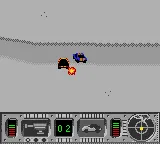 Vigilante 8 gameplay screenshot on GBC