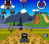 Wacky Races gameplay screenshot on GBC
