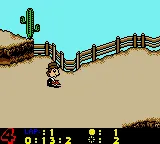 Walt Disney World Quest: Magical Racing Tour gameplay screenshot on GBC