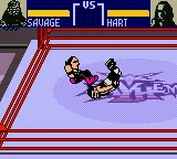 WCW Mayhem gameplay screenshot on GBC