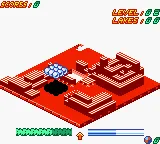 Wetrix gameplay screenshot on GBC