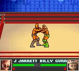 WWF Attitude gameplay screenshot on GBC