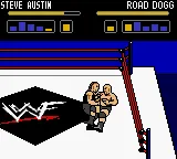 WWF WrestleMania 2000 gameplay screenshot on GBC