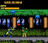 X-Men: Mutant Wars gameplay screenshot on GBC