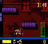X-Men: Wolverine's Rage gameplay screenshot on GBC