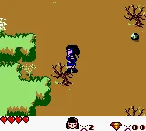Xena: Warrior Princess gameplay screenshot on GBC