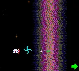 Yars' Revenge gameplay screenshot on GBC