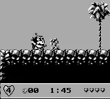 Baby T-Rex gameplay screenshot on Game Boy