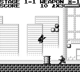 Batman: The Video Game gameplay screenshot on Game Boy