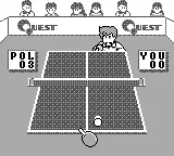 Battle Pingpong gameplay screenshot on Game Boy