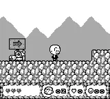 B.C. Kid 2 gameplay screenshot on Game Boy