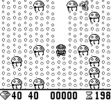 Boulder Dash gameplay screenshot on Game Boy