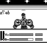 Boxing gameplay screenshot on Game Boy