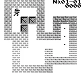 Boxxle gameplay screenshot on Game Boy