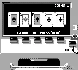 Caesars Palace gameplay screenshot on Game Boy