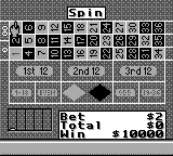 Casino FunPak gameplay screenshot on Game Boy
