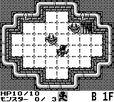 Cave Noire gameplay screenshot on Game Boy
