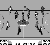 Double Dribble: 5 on 5 gameplay screenshot on Game Boy