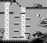 Dragon's Lair: The Legend gameplay screenshot on Game Boy
