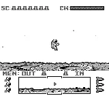 Dropzone gameplay screenshot on Game Boy