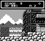 DuckTales 2 gameplay screenshot on Game Boy