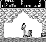 DuckTales gameplay screenshot on Game Boy