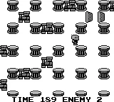 Dynablaster gameplay screenshot on Game Boy
