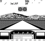 F1 Pole Position gameplay screenshot on Game Boy
