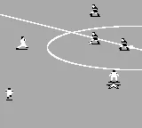 FIFA 97 gameplay screenshot on Game Boy