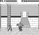 Fist of the North Star gameplay screenshot on Game Boy